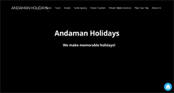 Desktop Screenshot of andamanholidays.com