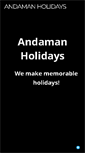 Mobile Screenshot of andamanholidays.com