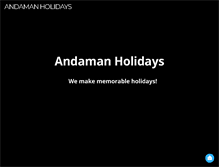 Tablet Screenshot of andamanholidays.com
